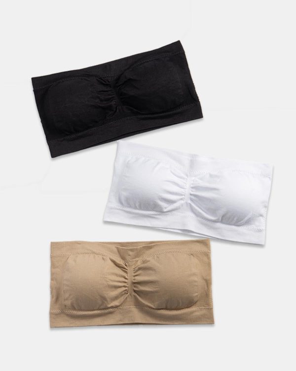 Bavme All-Match Bandeau Bra 9002 (3 Pack)