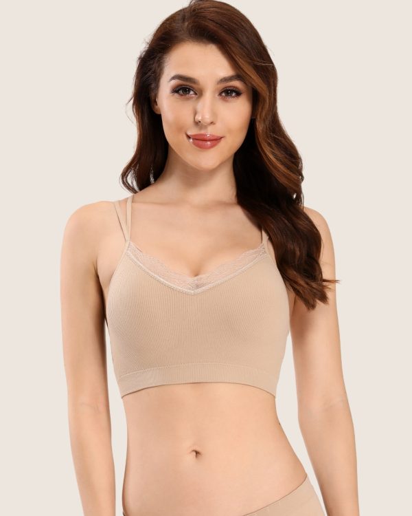 Bavme Lace Front Criss Cross Bra 9142