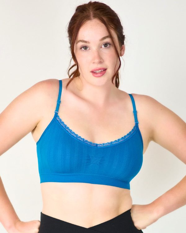 Bavme V-Neck Sweet Heart Lace Bra 9045