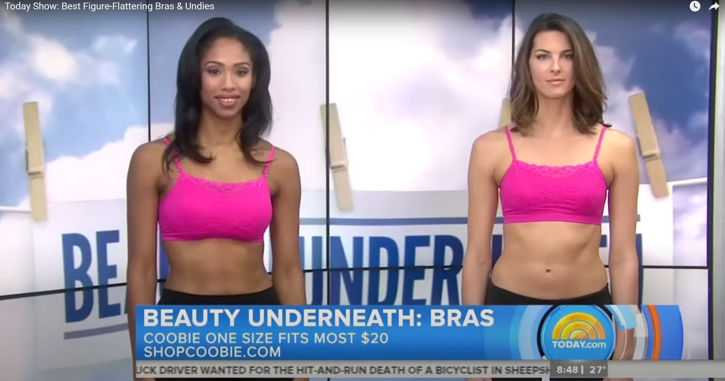 Today Show feature about Bavme bras